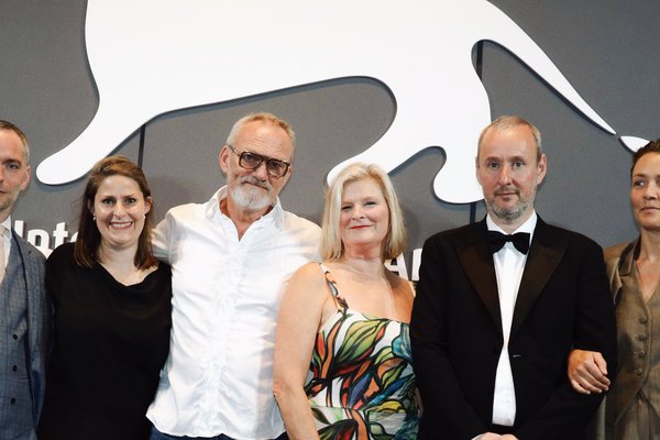 Feneyjar frumsýning_Kjartan Sveinsson, Heather Millard, Ingvar Sigurðsson, Edda Arnljótsdóttir, Rúnar Rúnarsson, Claudia Hausfeld