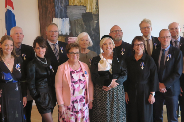 fálkaorðan 17. júní 2025