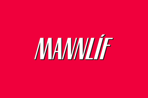 Mannlíf lógó