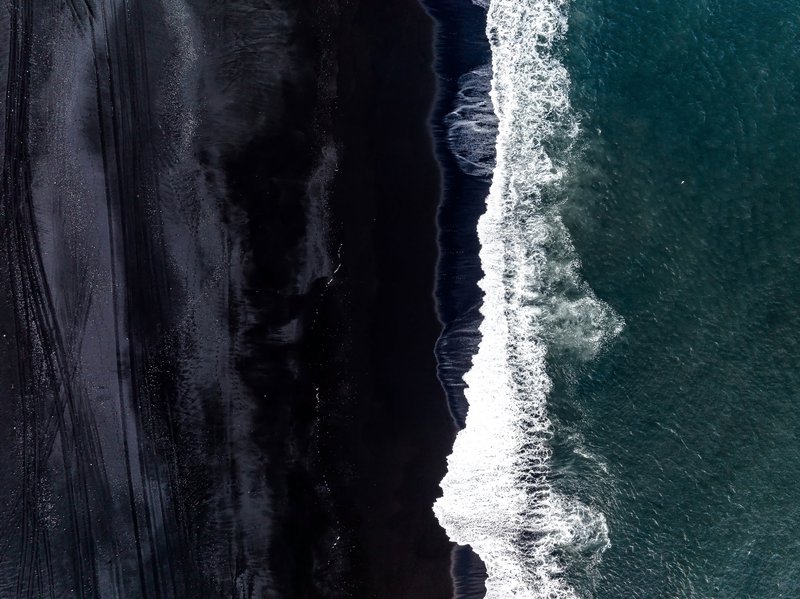 Reynisfjara loftmynd