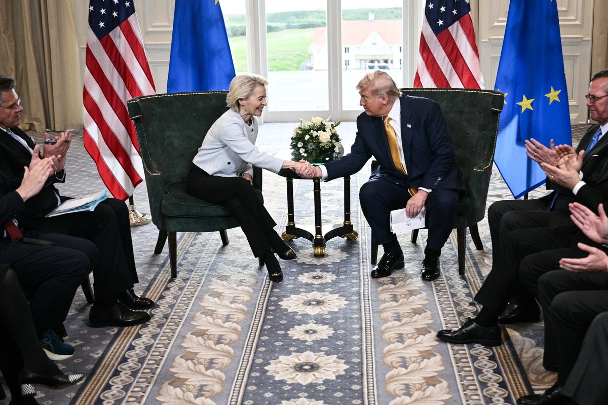 Trump trade deal Ursula von der Leyen
