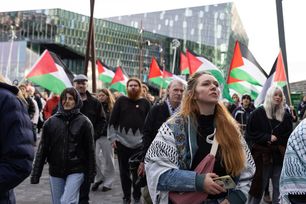 Ísland Palestína mótmæli