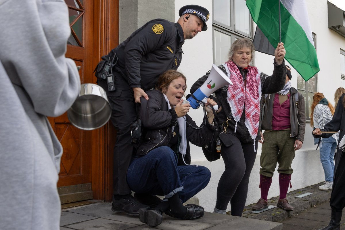 Ísland Palestína mótmæli