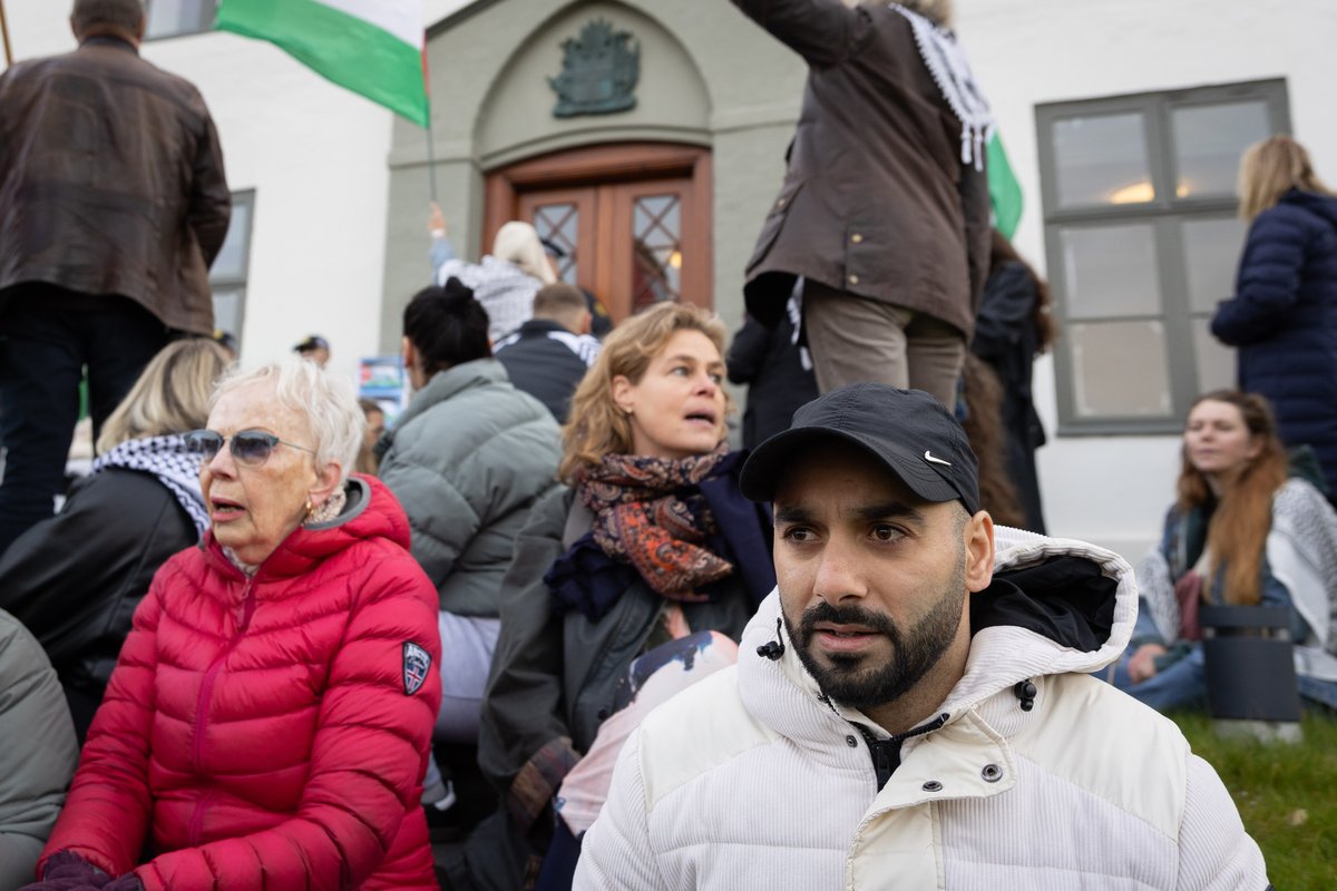 Ísland Palestína mótmæli