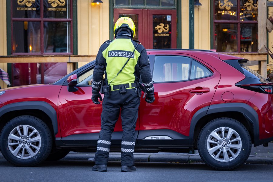 Lögreglan náði bílstjóra sem flúði