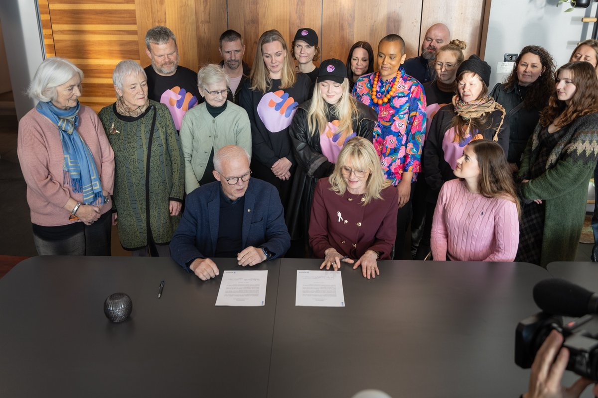 Undirskrift hjá Reykjavíkurborg