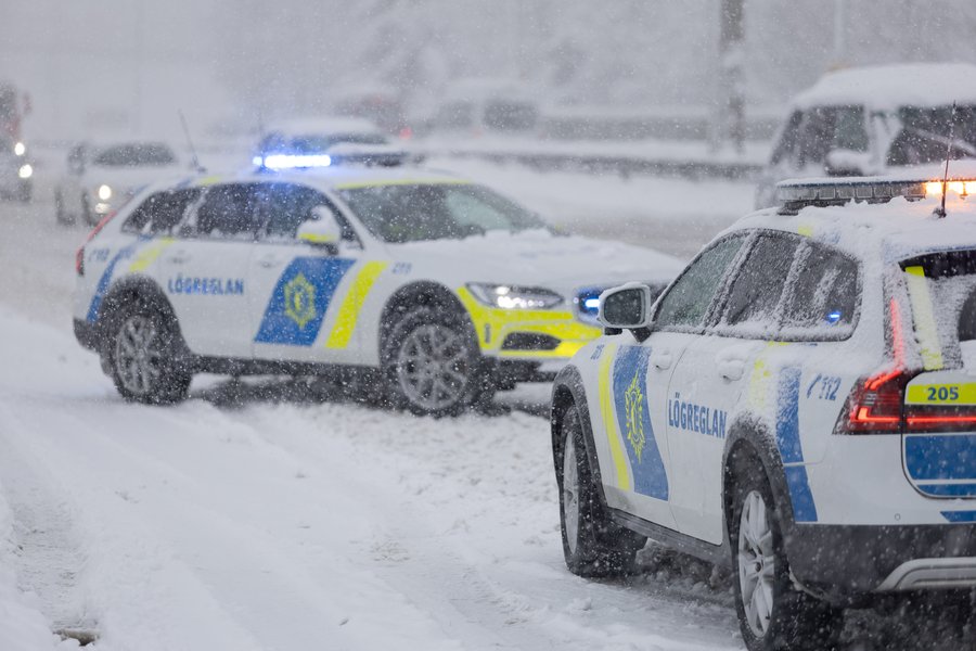 Fluttur á bráðamóttöku eftir slys í Grafarvogi