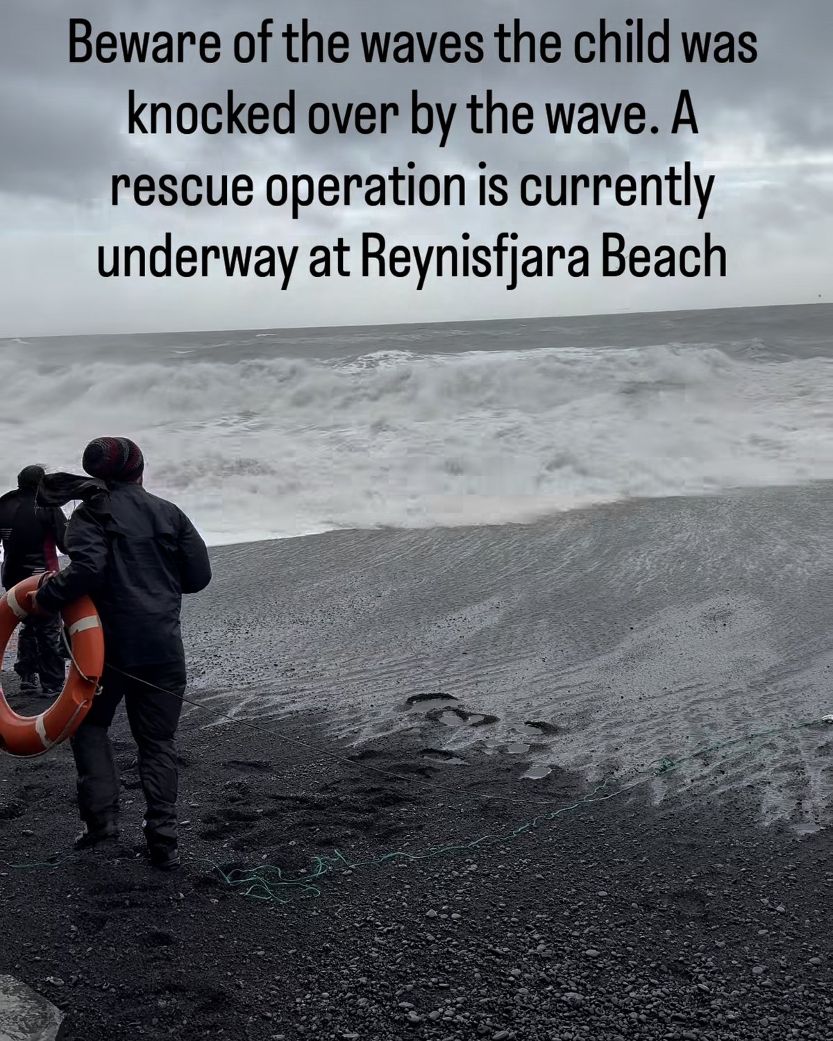 reynisfjara slys