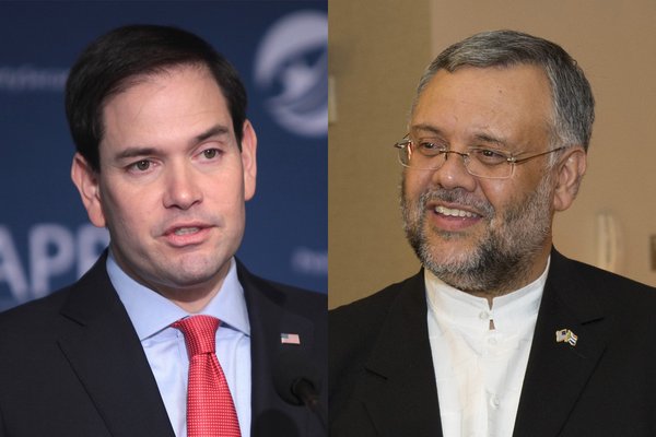 Marco Rubio og Ebrahim Rasool