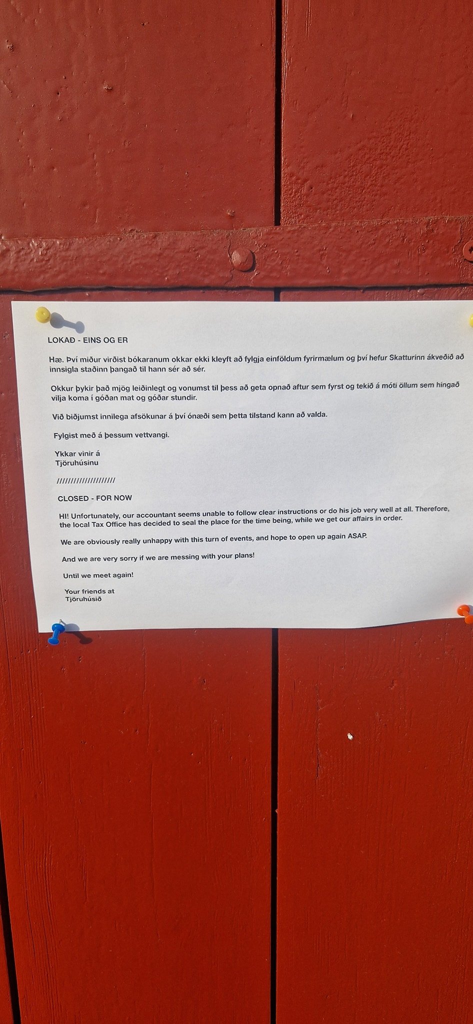 notice